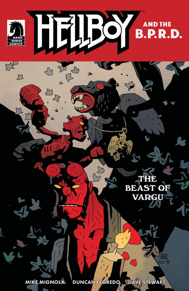 Mike Mignola’s variant cover for the one-shot.